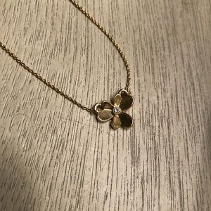 Kate Spade Gold Pansy Necklace